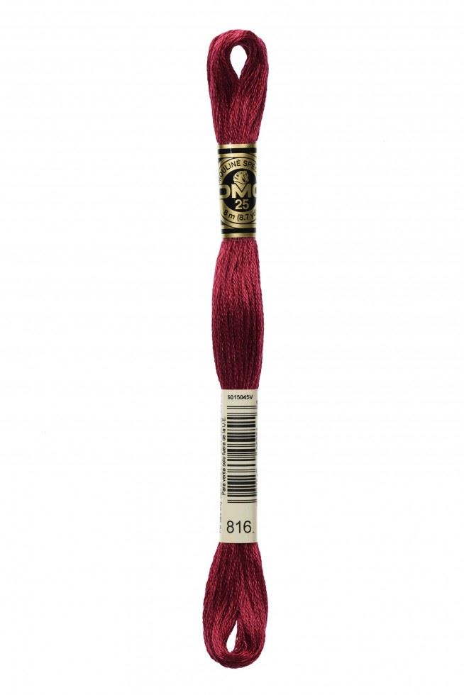 Dmc 816 Stranded Cotton Embroidery Thread