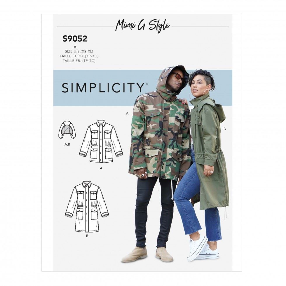 Minerva Sewing Pattern 9052 Simplicity Simplicity-9052-A