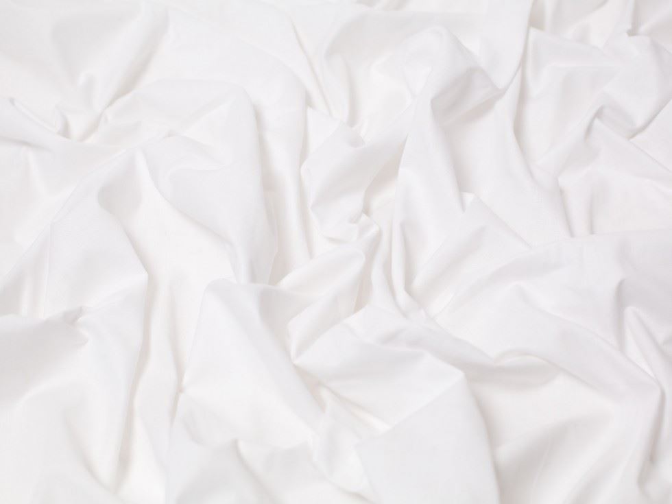 Minerva Core Range Polycotton Sheeting Fabric White