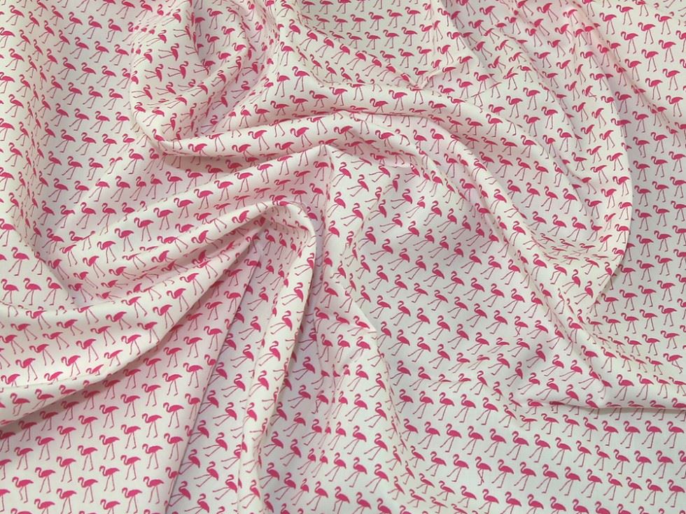 Rose and Hubble 100% Cotton Poplin Fabric Flamingo Pink
 