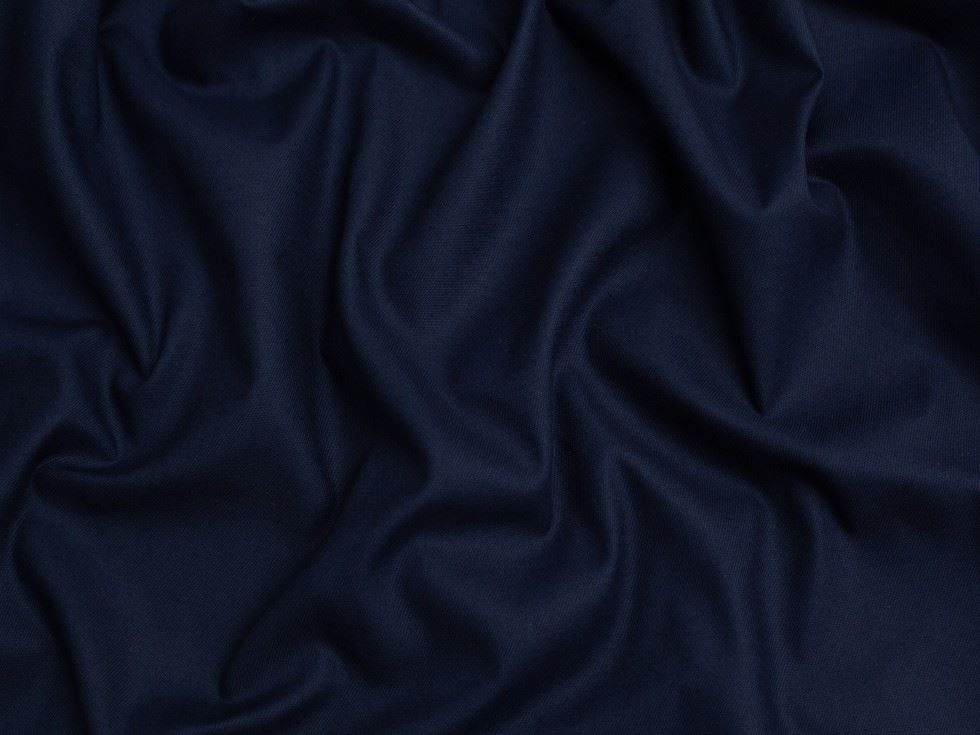 Minerva Core Range Polyester Cotton Drill Fabric Navy Blue
 