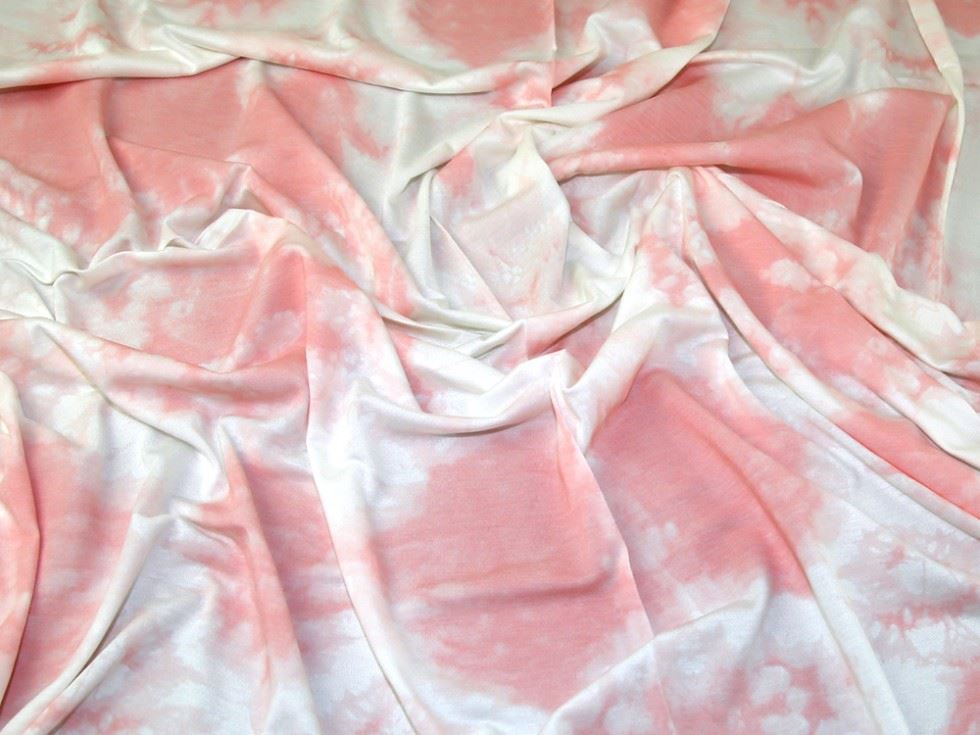 Lady Mcelroy Pink Viscose Jersey Stretch Knit Fabric
