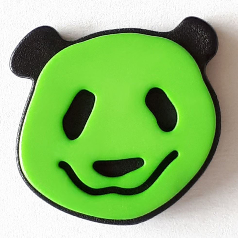 Dill Green Panda Shank Buttons (Value Pack)
