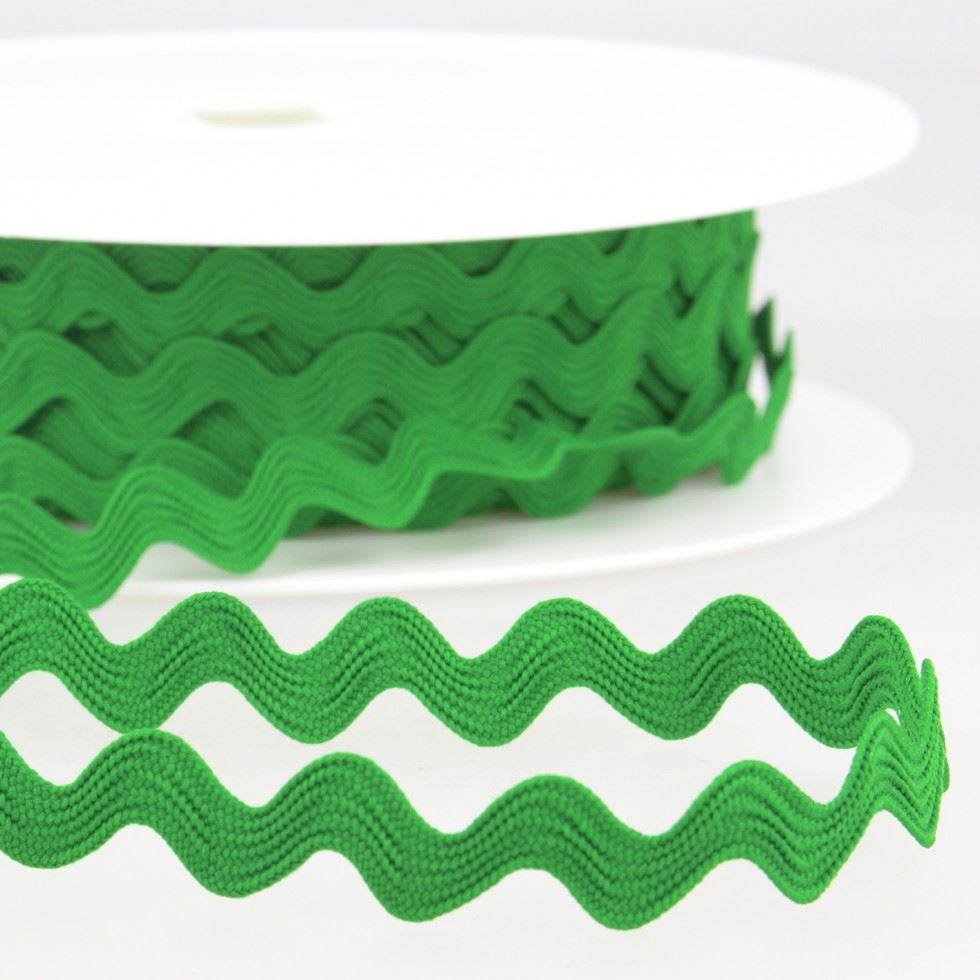 Stephanoise Ric Rac Trim Grass Green