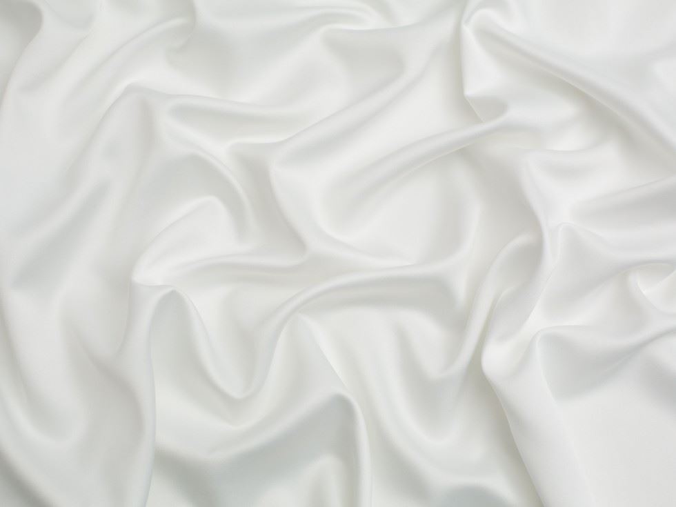 Minerva Core Range Ivory Royal Micro Satin Fabric