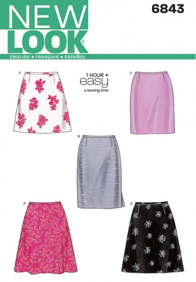 New Look Paper Sewing Pattern 6843
 