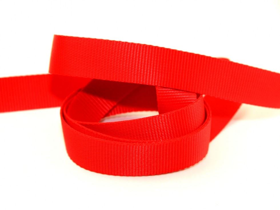 Red Polypropylene Webbing Tape (Value Roll)