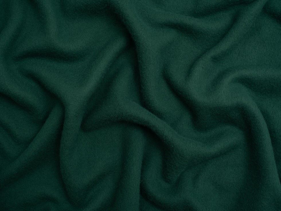 Minerva Core Range Brushed Microfleece Fabric Bottle Green
 