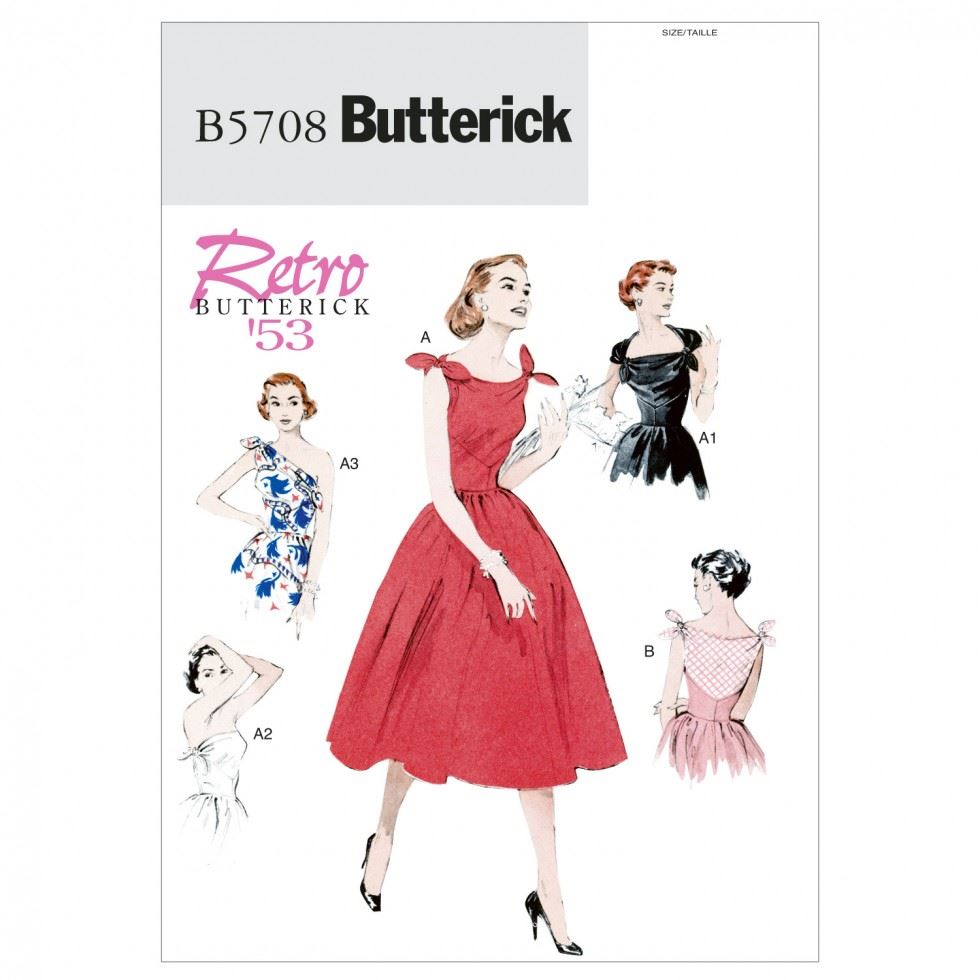 Butterick Paper Sewing Pattern 5708
 
