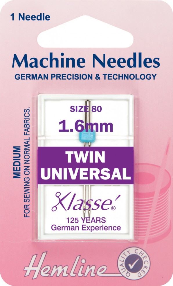 Hemline Twin Sewing Machine Needles