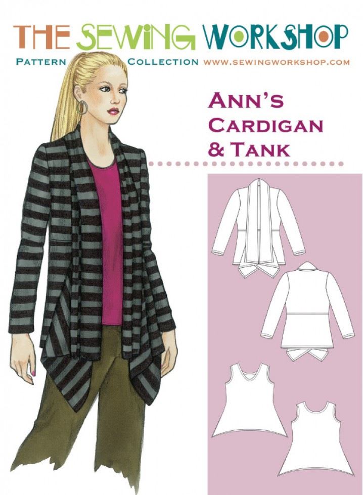 The Sewing Workshop Paper Sewing Pattern Anns Cardigan & Top
 