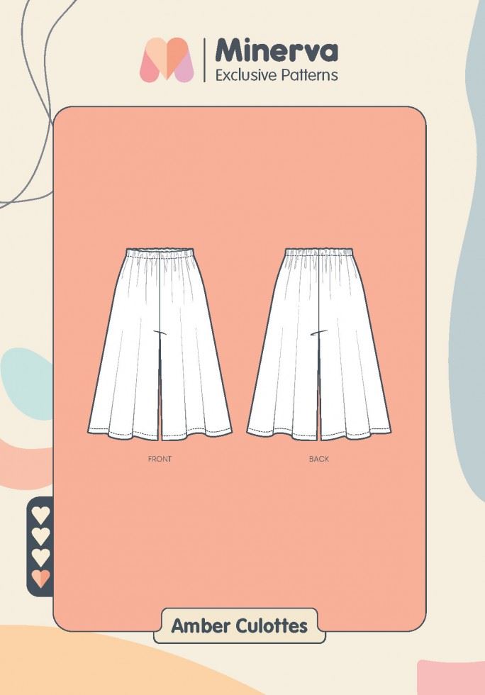 Minerva Exclusive Amber Sewing Pattern Culottes