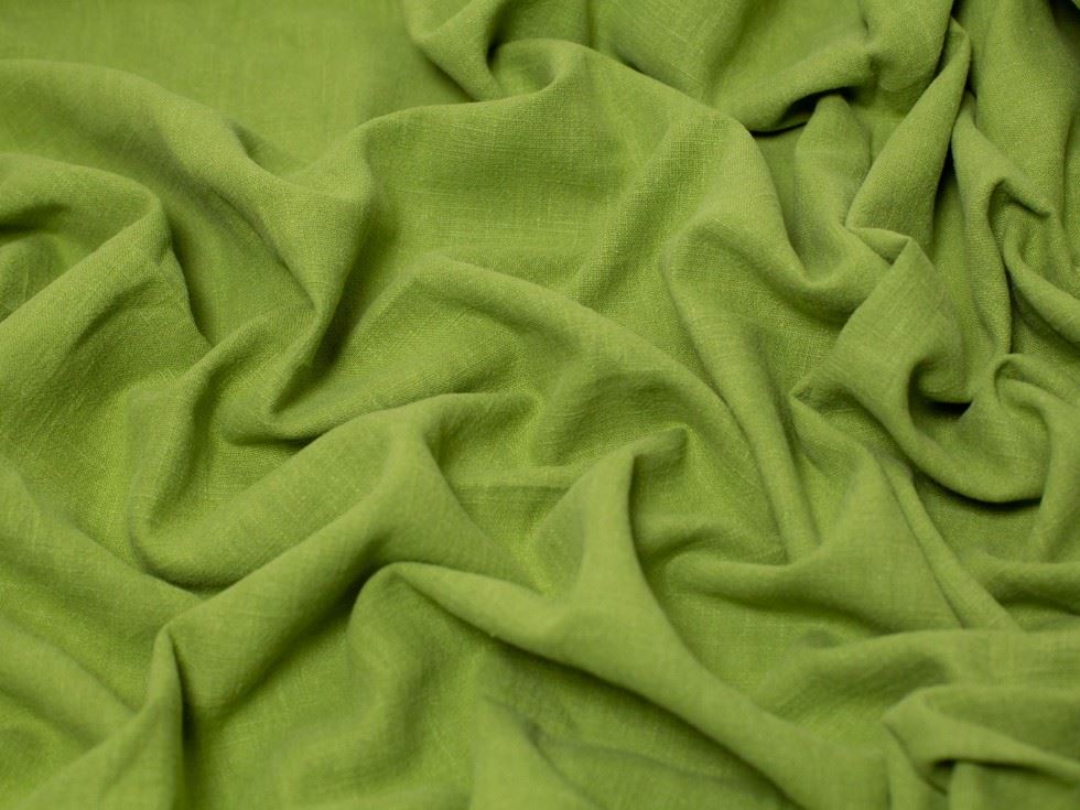 Minerva Core Range Khaki 100% Linen Slub Fabric