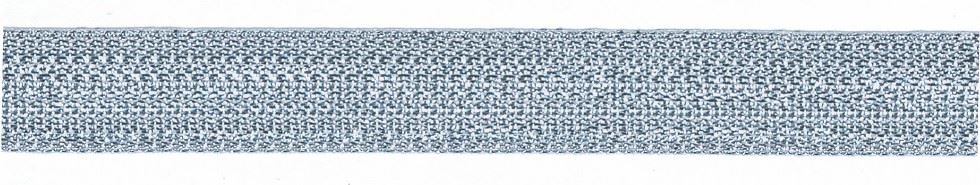 Berisfords Metallic Grosgrain Ribbon (Value Roll) 100 Silver
 