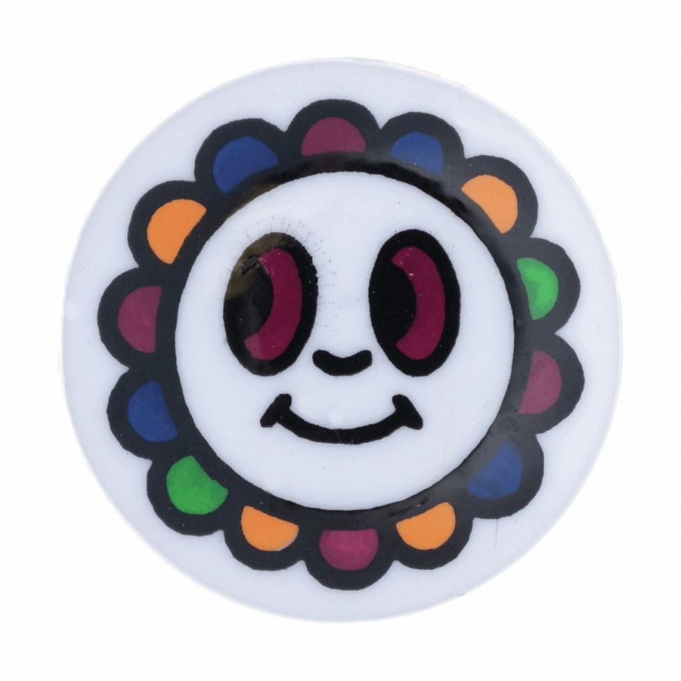Hemline White/Multicoloured Childrens Round Plastic Buttons