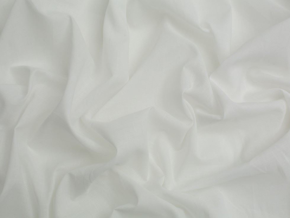 Minerva Core Range Ivory Fine Cotton Voile Fabric