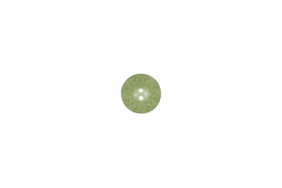 Trimits Light Green Round Flower Buttons (Value Pack)