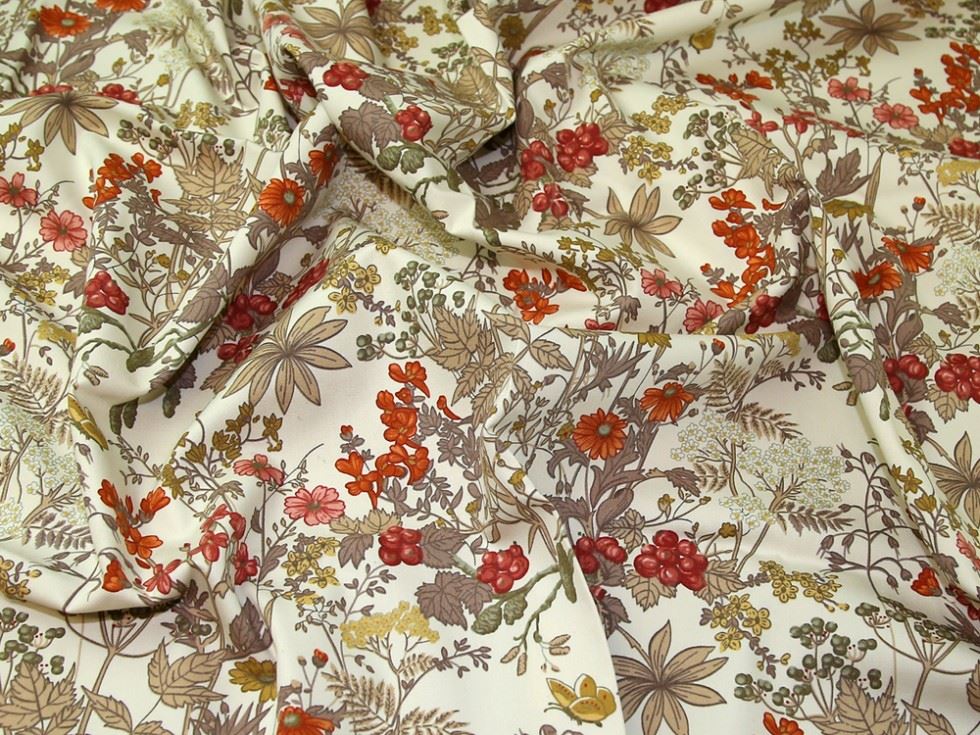100% Cotton Fabric Multicoloured