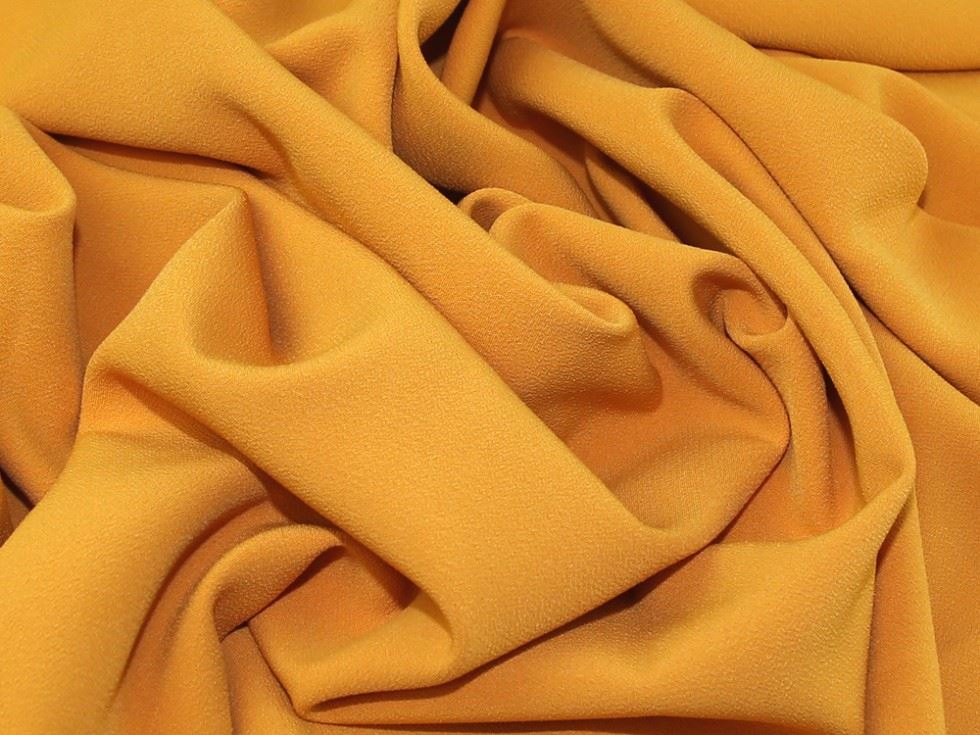 Lady Mcelroy Ochre Sydney Four Way Stretch Woven Suiting Fabric