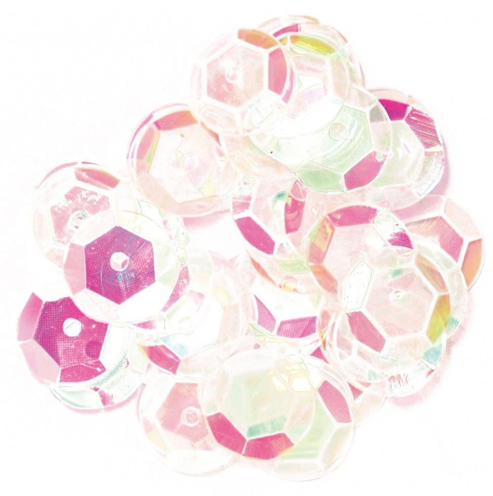 Craft Factory Round Cup Sequins Transparent
 