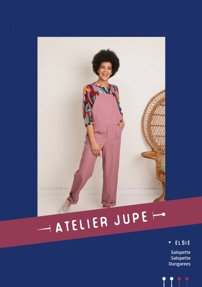 Atelier Jupe Paper Sewing Pattern Elsie Dungarees
 