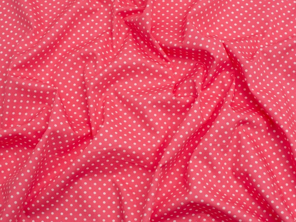 Minerva Core Range Salmon Pink 100% Cotton Poplin Fabric