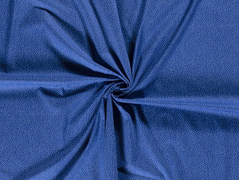 100% Cotton Poplin Fabric Indigo
 