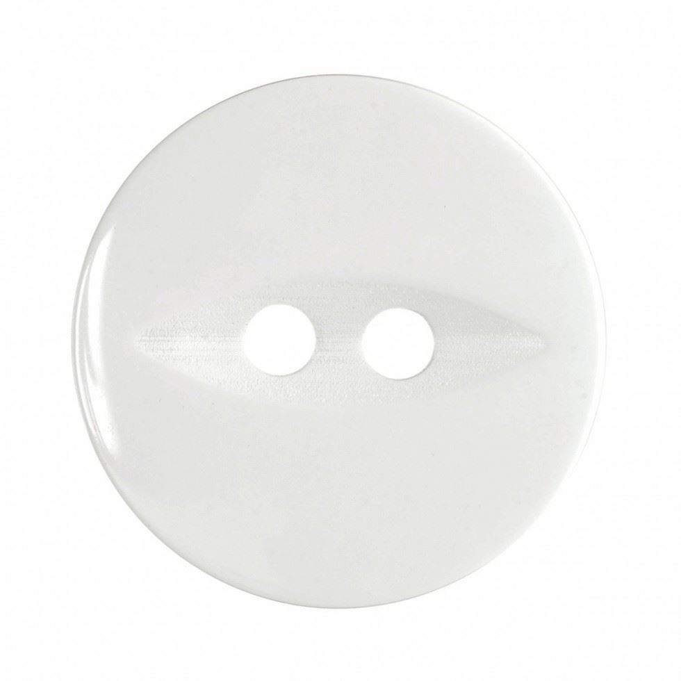 Hemline Clear Round Fish Eye Buttons