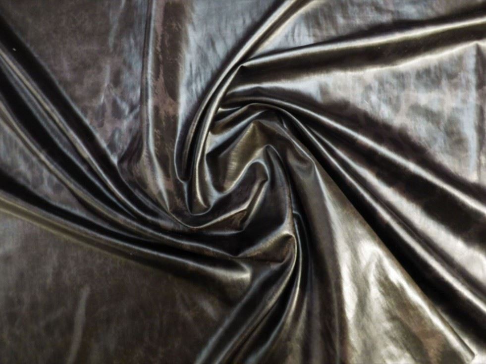 Lady Mcelroy Metallic Oilskin Raincoat Fabric