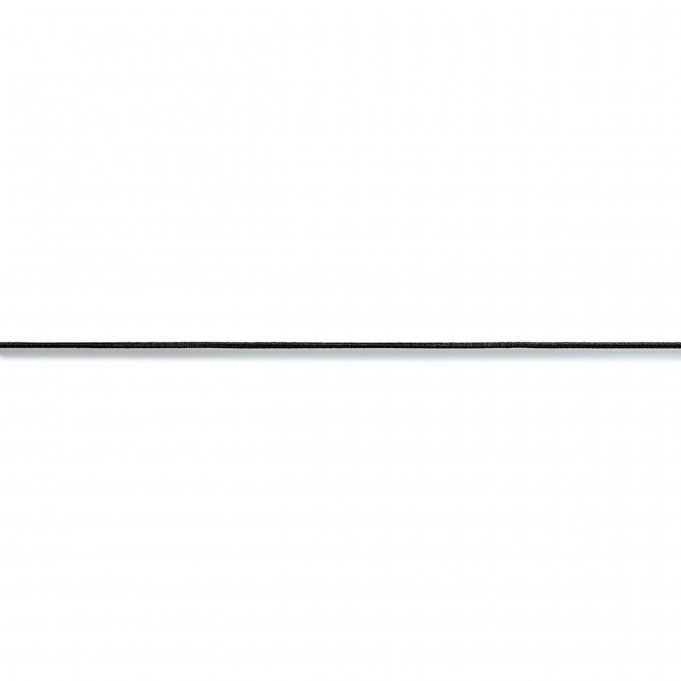 Prym Black Round Elastic Cord