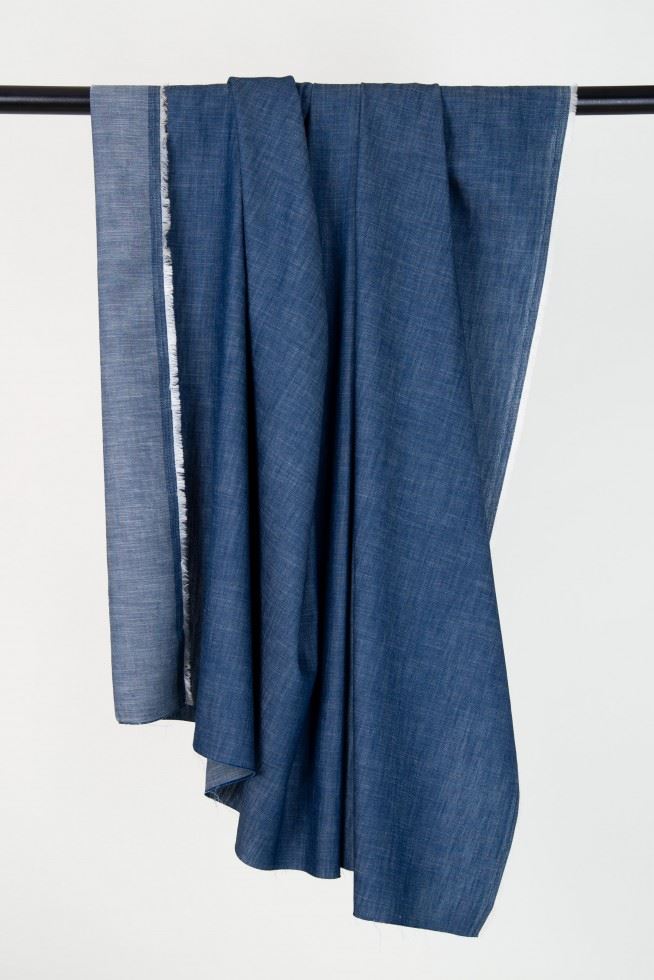 Atelier Brunette Made in France Soft Denim Fabric Blue