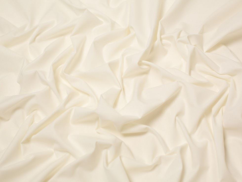 Minerva Core Range Cream Plain Polycotton Fabric