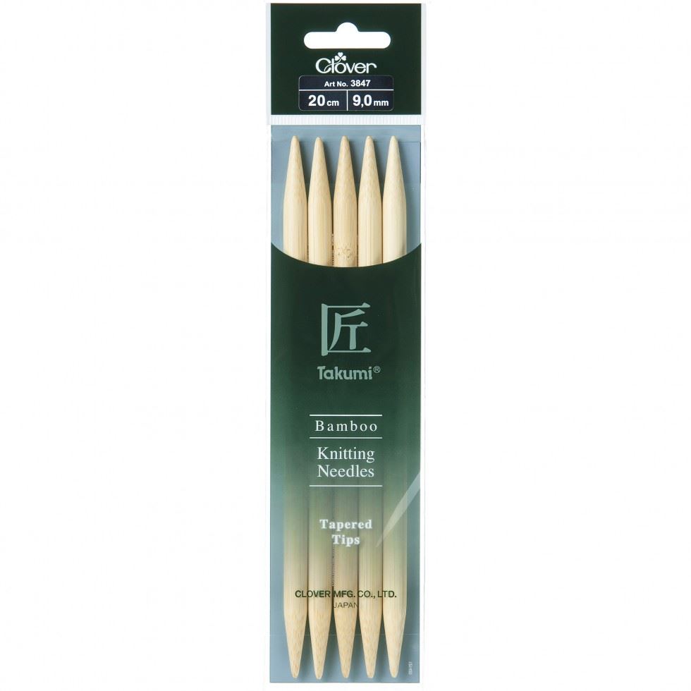 Clover Bamboo Double Point Needles