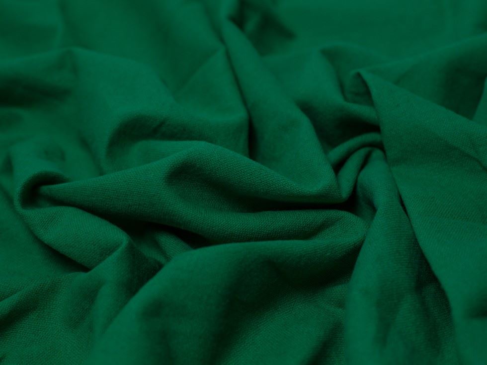 Blades Textured Cotton Linen Fabric Clover Green
 