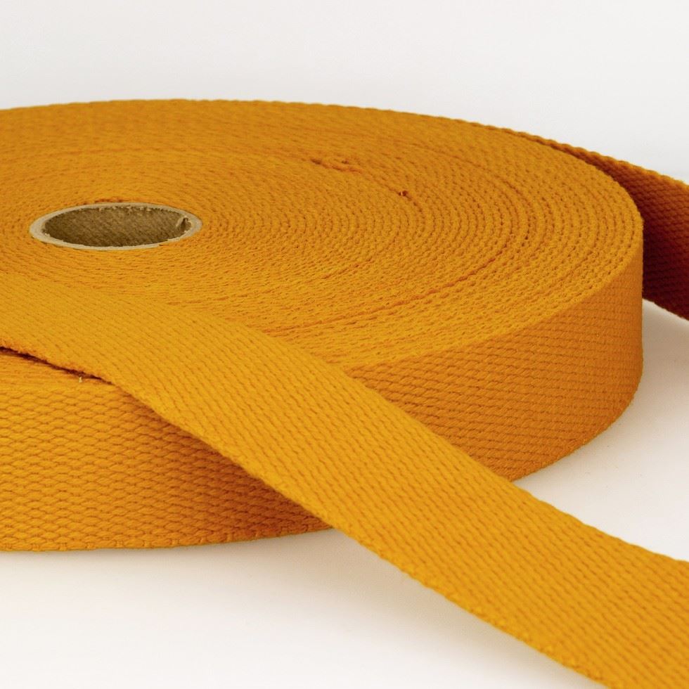 Stephanoise Cotton Webbing Mustard