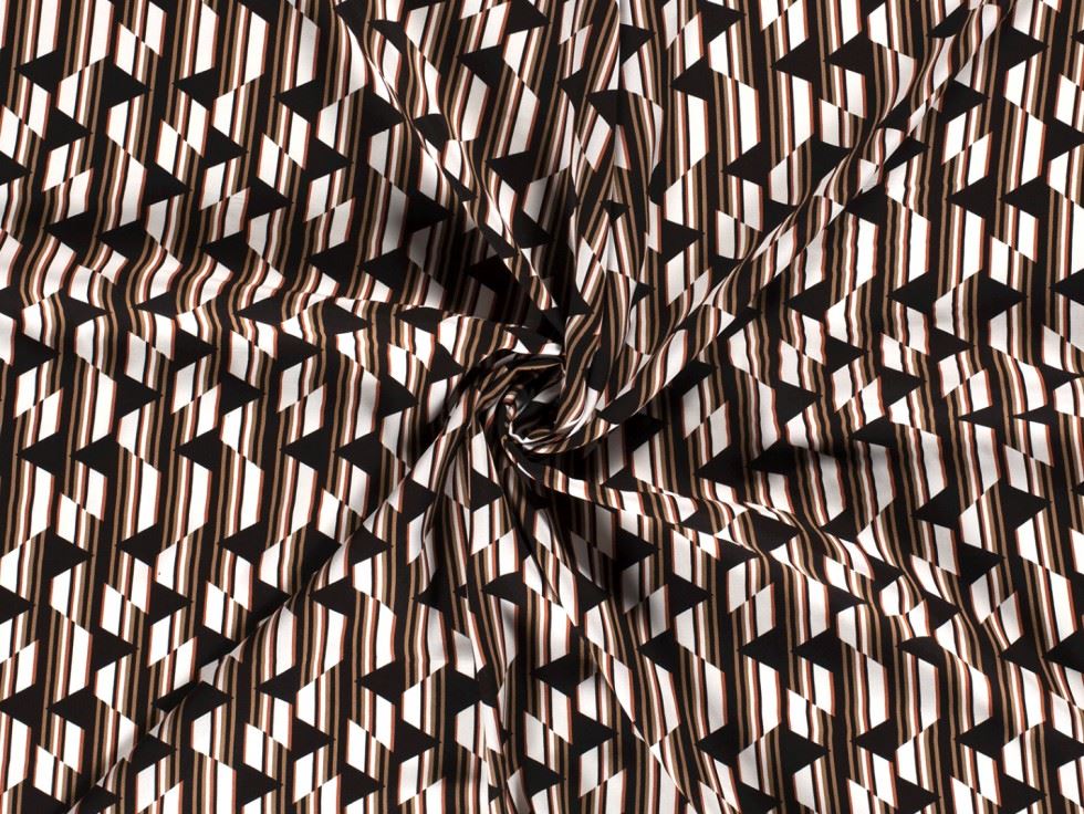 Viscose Challis Fabric Ivory
 