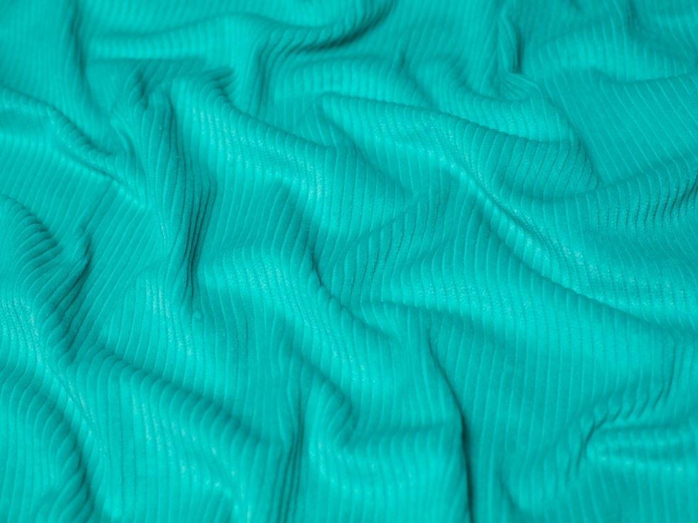 Minerva Core Range Petrol 5 Wale Cotton Jumbo Cord Fabric