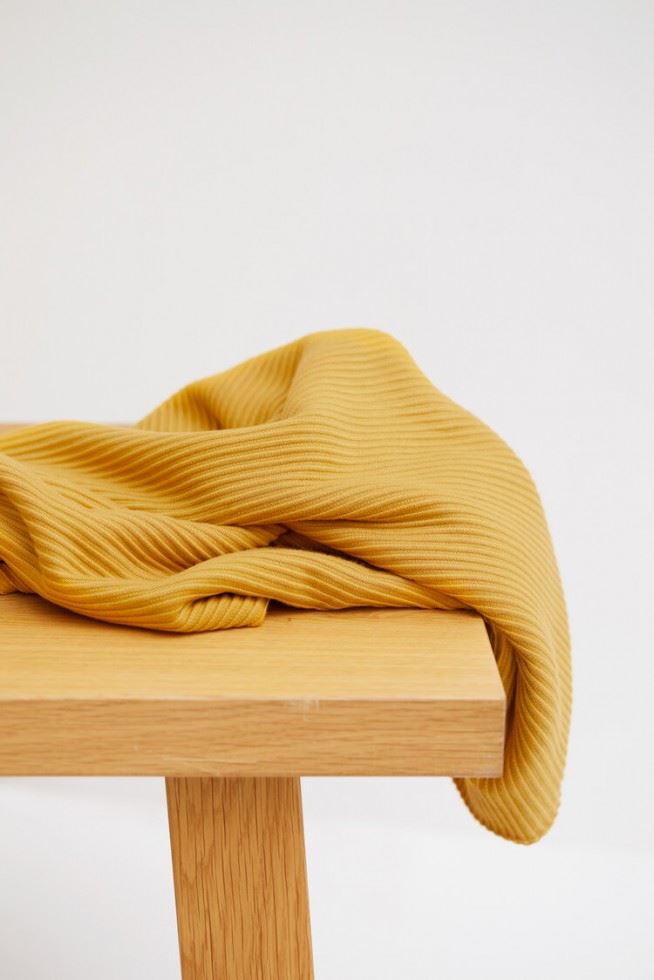 Meet Milk Amber Ottoman Rib Stretch Knit Fabric