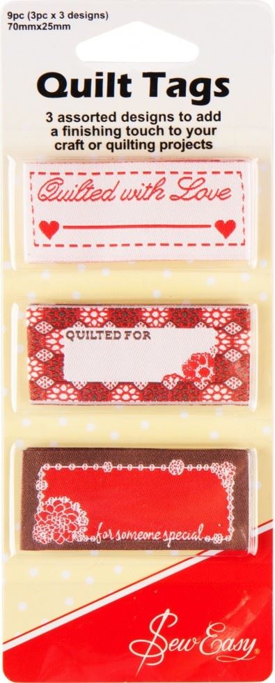 Sew Easy Quilt Tags Labels