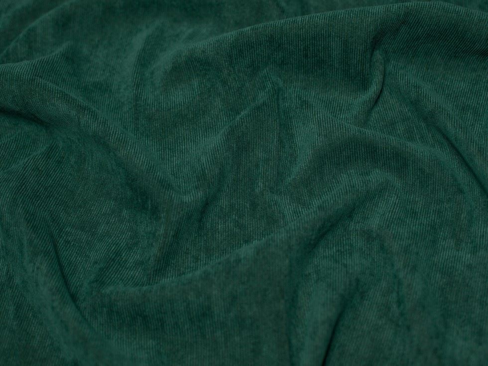 Minerva Core Range Petrol 15 Wale Stretch Woven Corduroy Fabric