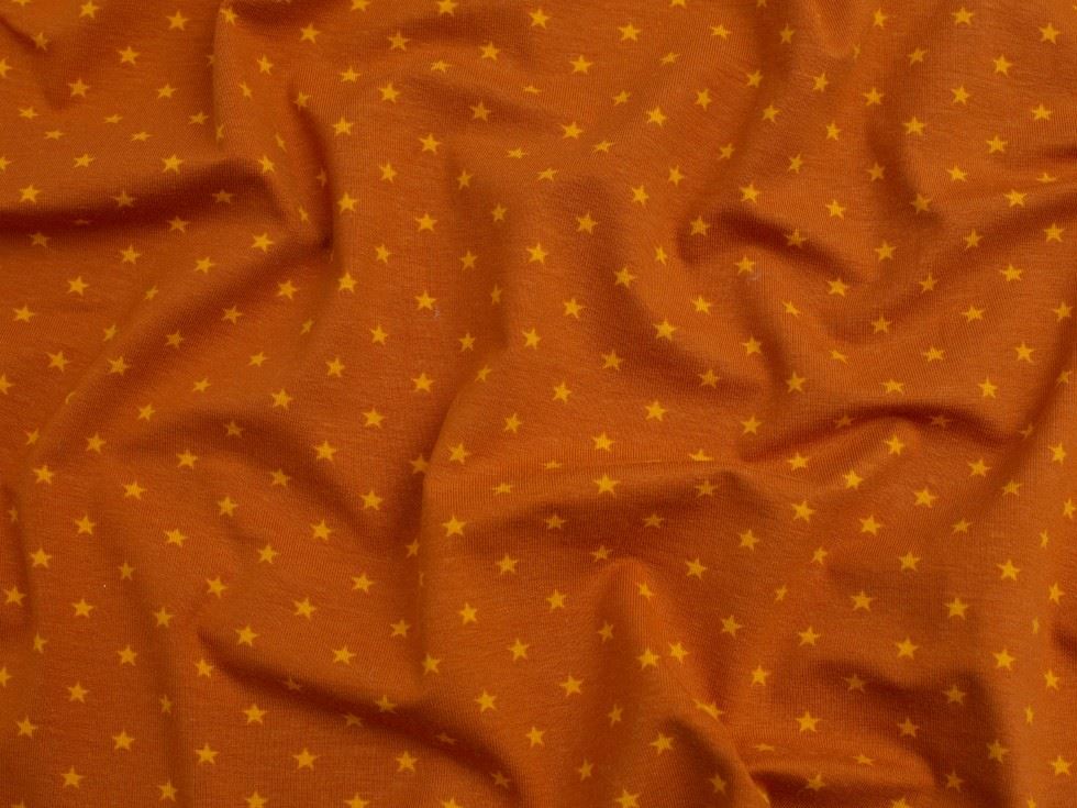 Cotton Jersey Stretch Knit Fabric Rust