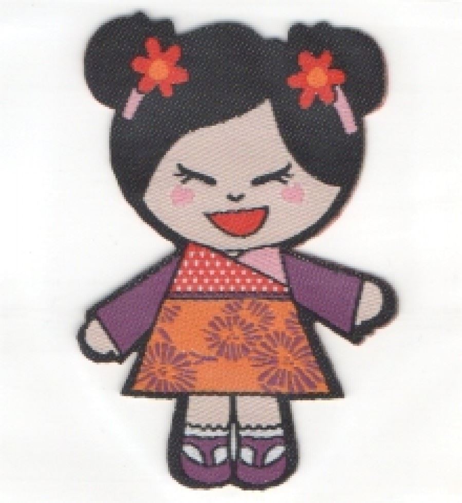 Craft Factory Girls Patch Motif