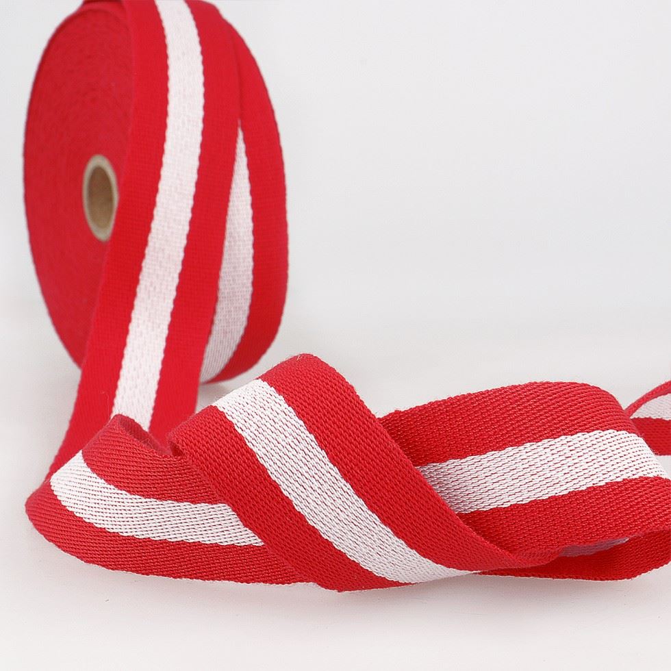 Stephanoise Polyester Webbing Red
 