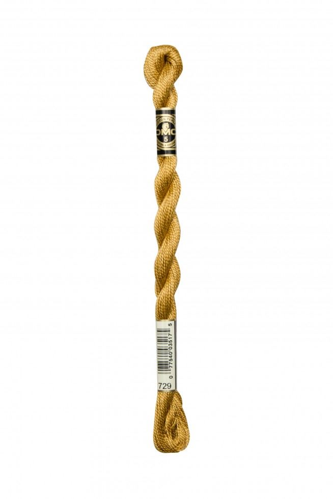 DMC Size 5 Cotton Perle Thread 729
 