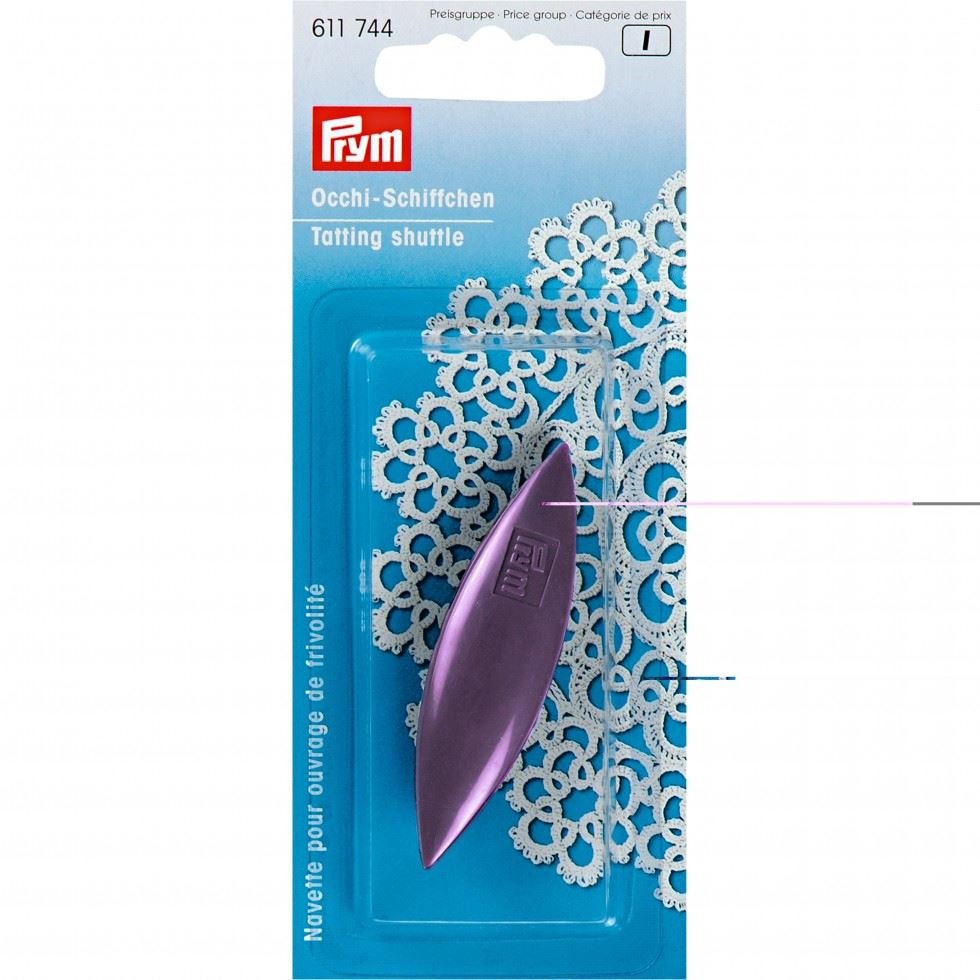 Minerva Tatting Shuttles Assorted Colours Plastic Prym 611744