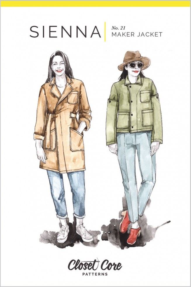Closet Core Patterns Sewing Pattern Sienna Maker Jacket