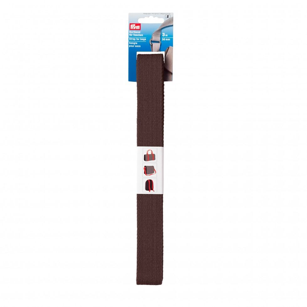 Prym Bag Strap Webbing Dark Brown
 