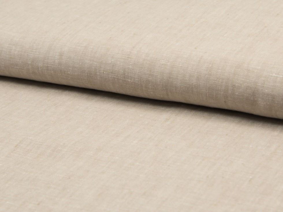 Camel Deadstock Georgio Tweed 100% Linen Fabric