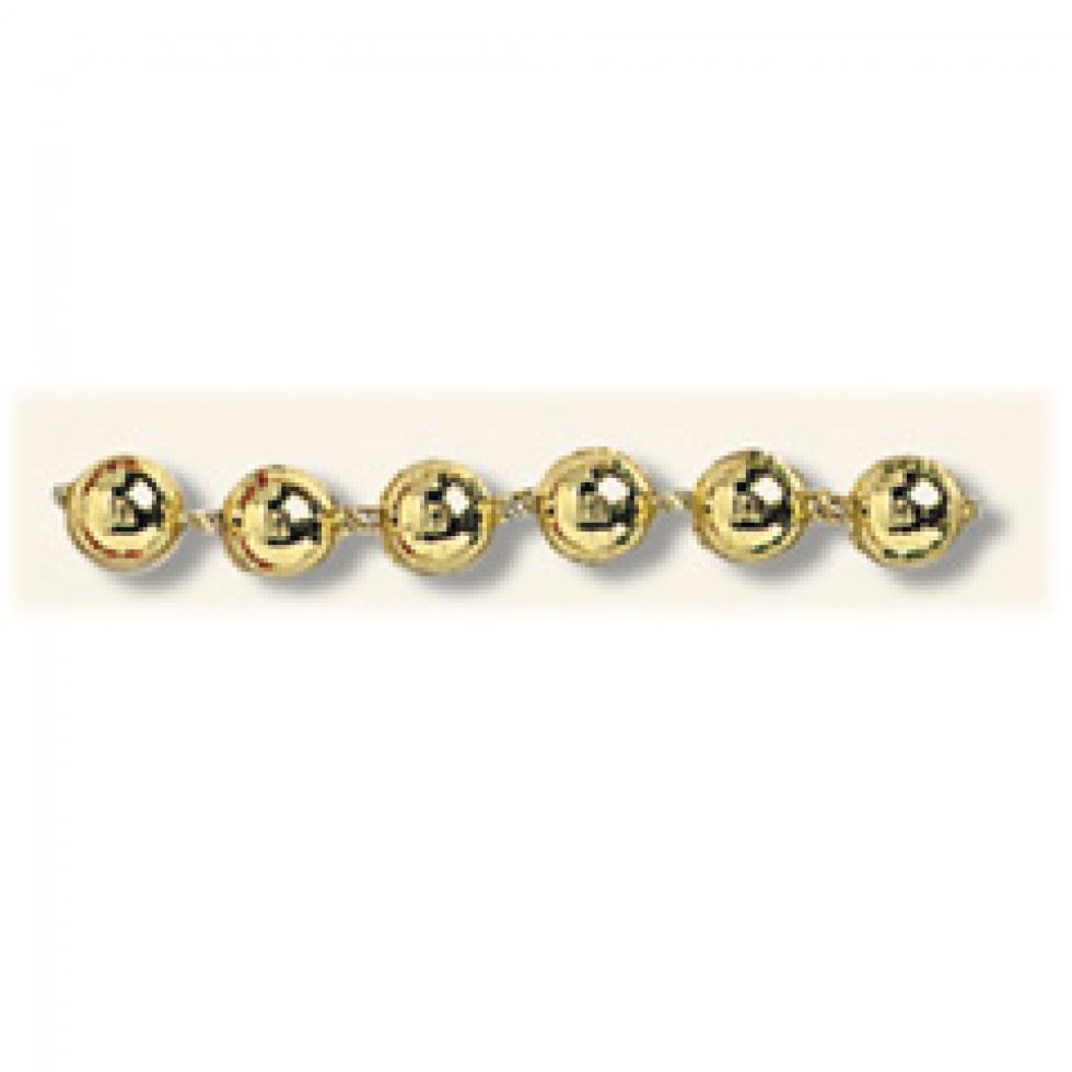 Trimits Gold Round Plastic Bead Trim (Value Roll)