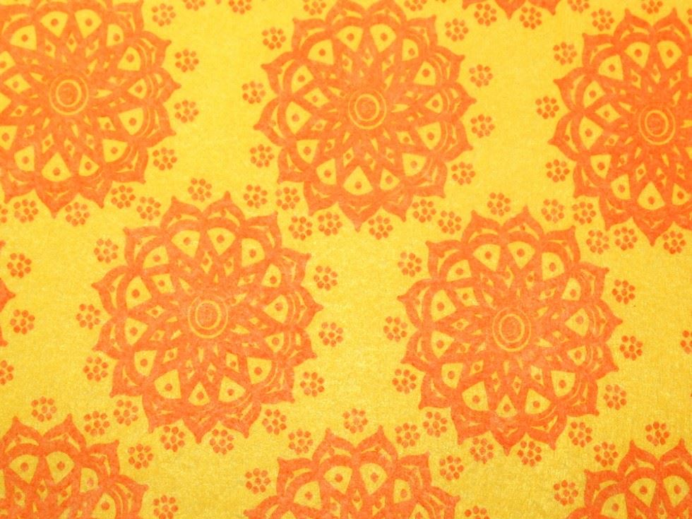 Camelot Fabrics Lemon Yellow Stiff Felt Fabric